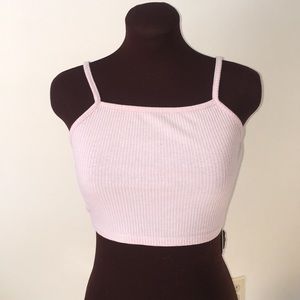 Aeropostale light pink crop top
